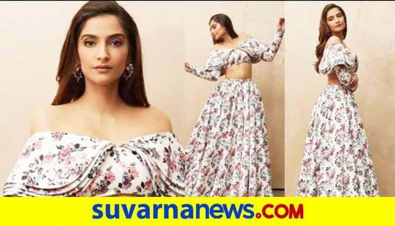 Sonam Kapoor looks surreal in her Rs 1.4 lakh crop top and skirt set