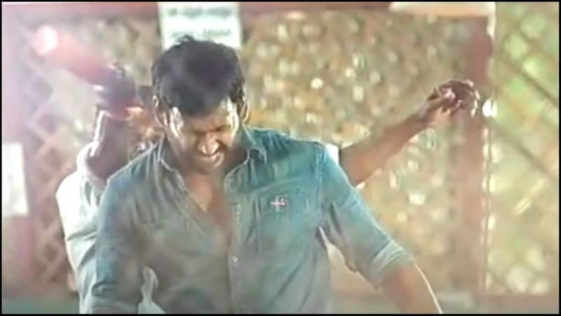 vishal 31st movie fight scene goes viral