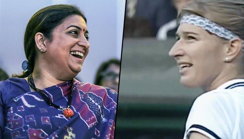 Smriti Irani shares old video of Steffi Graf getting marriage proposal; Caption will bring a smile to your face - gps