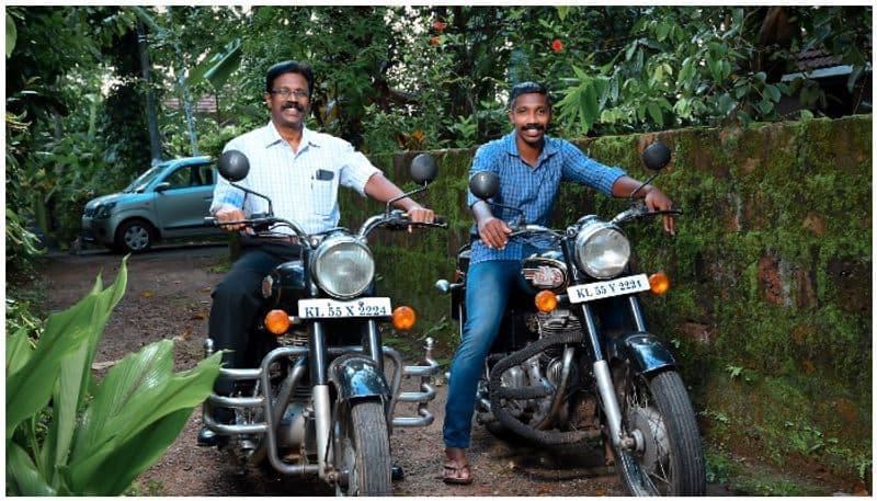 Same registration number for father and son Royal Enfield bullets