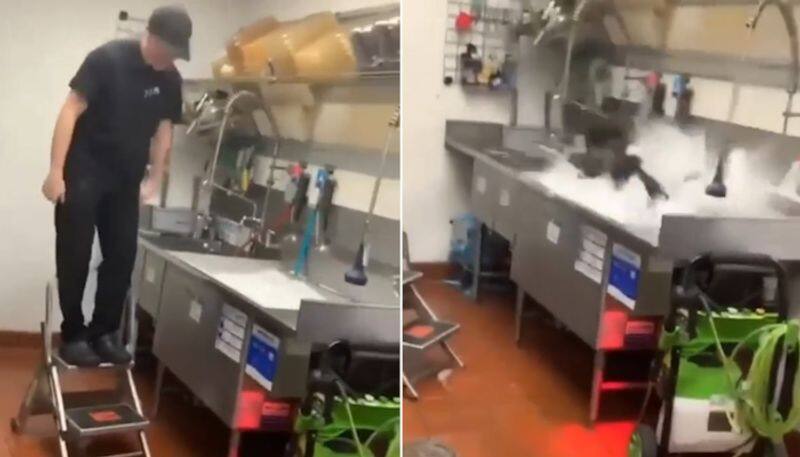 Taco Bell employee celebrates his last day at work in unique way; watch the video-tgy