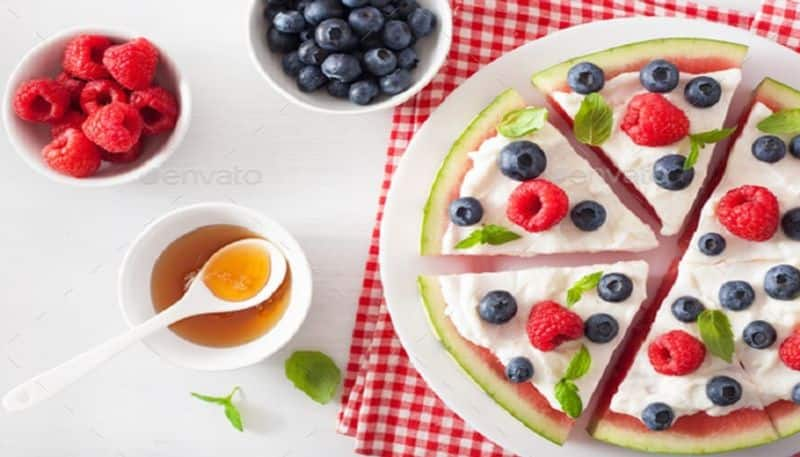 Watermelon Pizza Recipe  - bsb