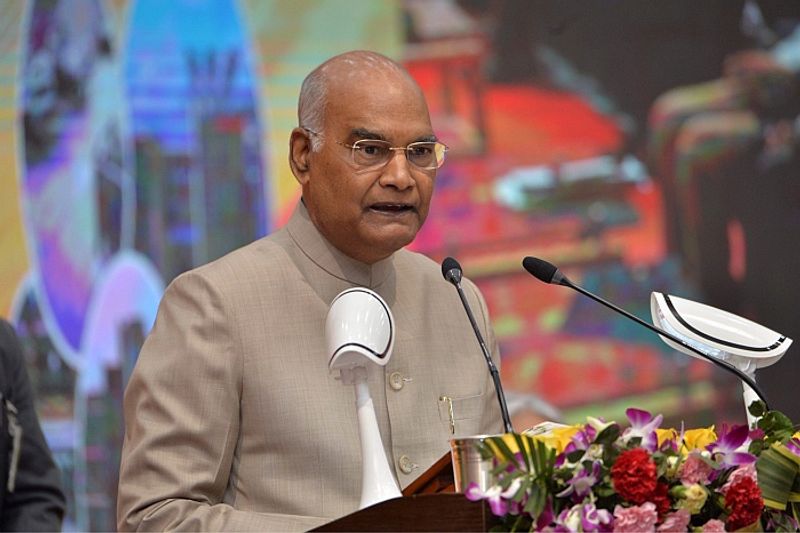 President Ram Nath Kovind urge people to pay taxes regularly for sake of development ckm