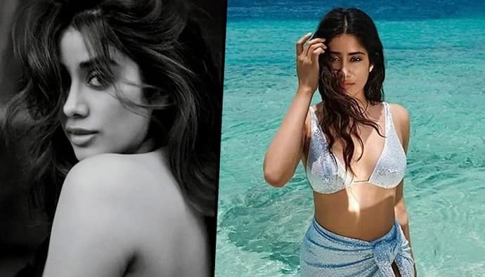 <p>A few hours ago, Bollywood actress Janhvi Kapoor shared a super hot picture with her fans and followers. Sharing a monochrome topless photo on Instagram, Janhvi showed off her toned back, keeping her smokey glam avatar.</p>
