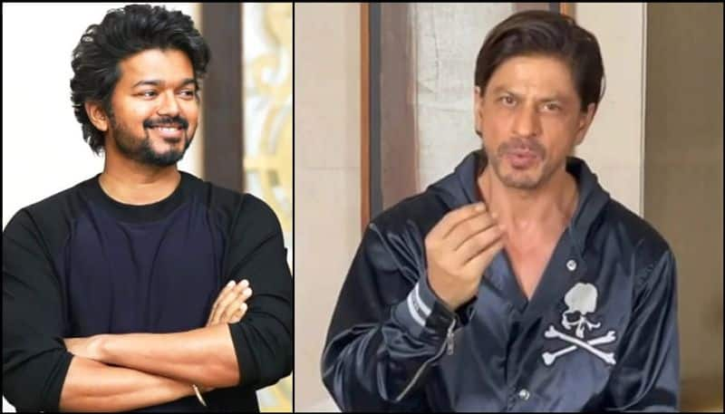 vijay in one word shahrukh khan replies to a fans question