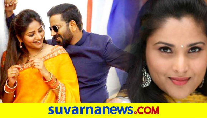 Kannada actress Ramya loves Rachita ram Sathish Ninasam Ayogya film song vcs