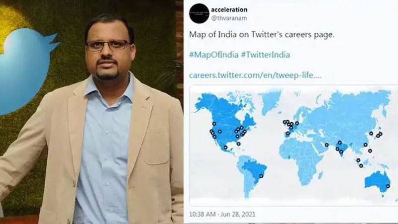 Distorted India map row Twitter MD Manish Maheshwari booked in Bulandshahr pod