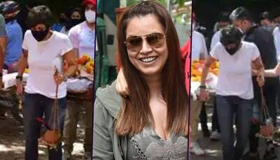 Mahima Chaudhary trolled for smiling while talking about Mandira Bedi's husband, Raj Kaushal (Watch Video)