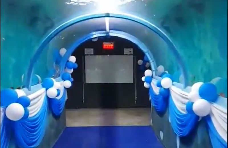 India 1st Aquatic tunnel Kingdom at a Railway Station opened in Bengaluru ckm