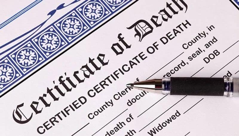 Death Certificate in the Name of Living Person at Magadi in Ramanagara grg