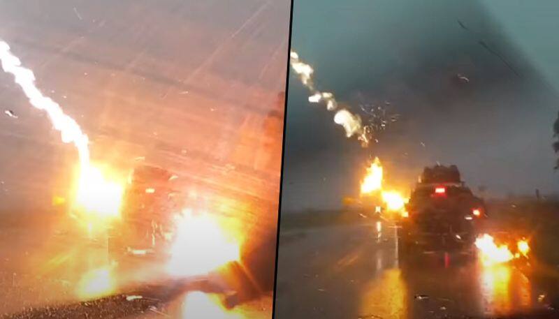 Lightning Hits Car Carrying A Family; What Happened Next Will Blow Your Mind - gps