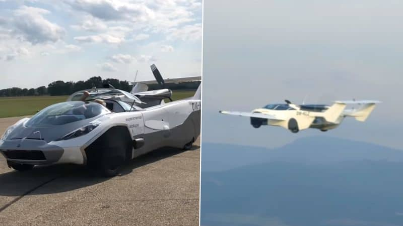 Slovakian company tests 'AirCar' that can transform from car to plane in 3 mins