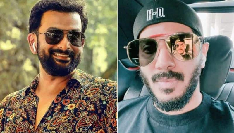 artist prithviraj funny comments for dulquer photo