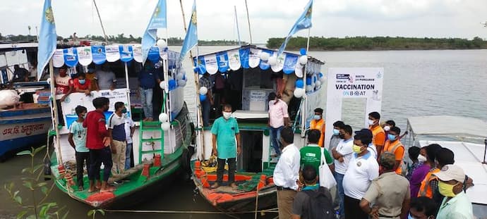 গোসাবায় চালু ভ্যাকসিনেশন অন বোট, ঘুরবে বিভিন্ন দ্বীপে