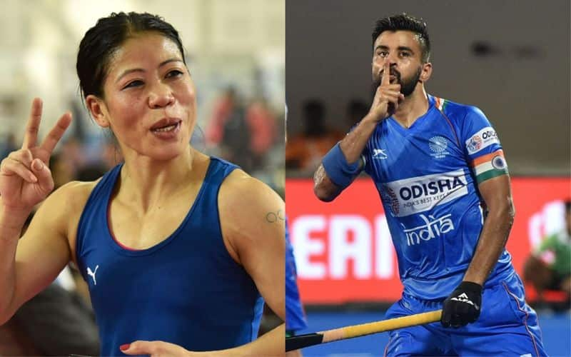 Mary Kom and Manpreet Singh to be Indias opening ceremony flag bearers in Tokyo Olympics