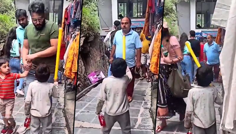 Little boy asks people to wear masks on the street in Dharamshala; Watch viral video - gps