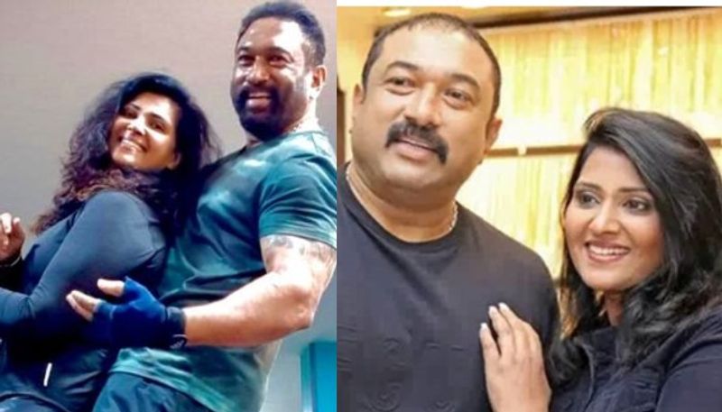 artist baburaj share photo with vani viswanath