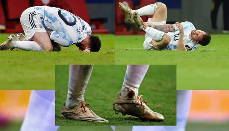 Lionel Messi battled with bleeding ankle to help his team reach Finals CRA