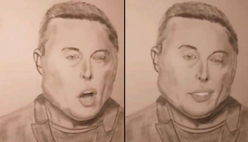 Animated video of Elon Musk's portrait goes viral; netizens heart Musk's reaction to video-tgy