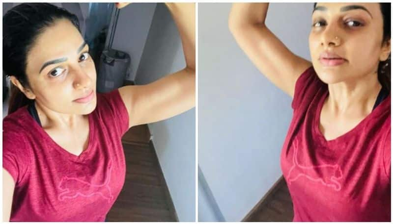 rimi tomy shares workout pictures