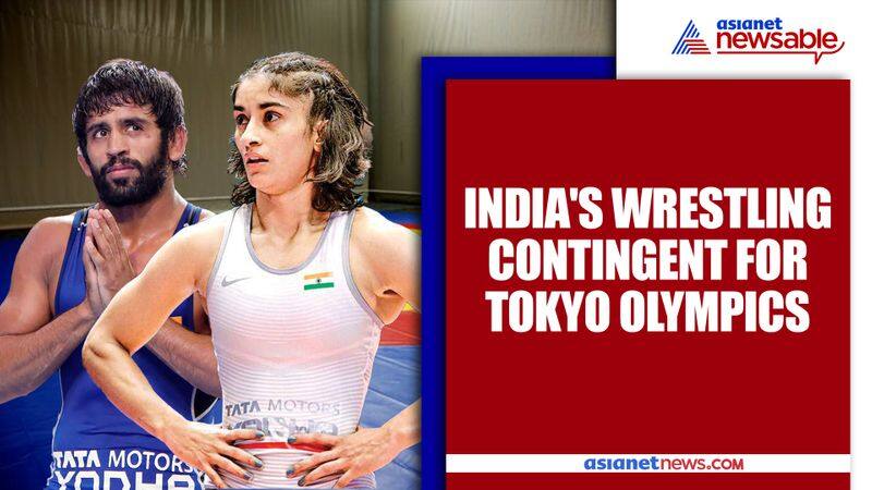 India Wrestling Contingent For Tokyo 2020 Olympics