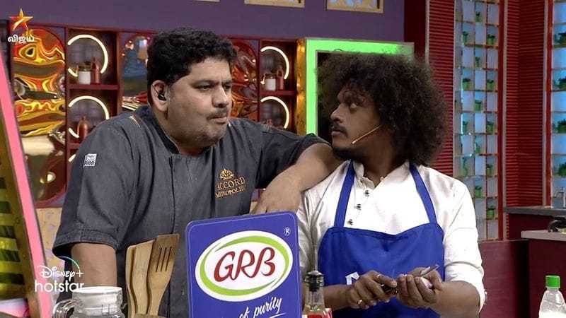 Vijay TV cook with comali pugazh love story