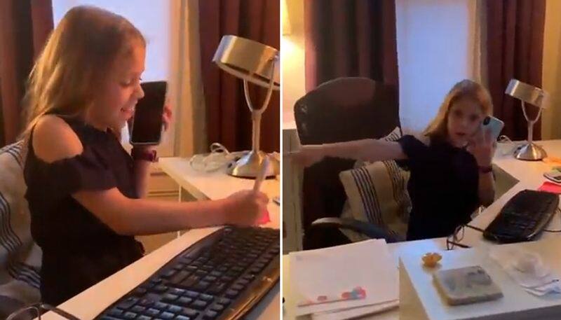 Daughter imitating her mom on WFH is winning hearts of netizens; watch the video-tgy