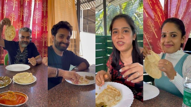 kudumbavilakku malayalam serial actors on punchakkari toddy shop enjoying fud