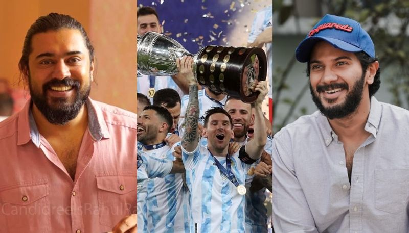 film stars congratulate team argentina after copa america win