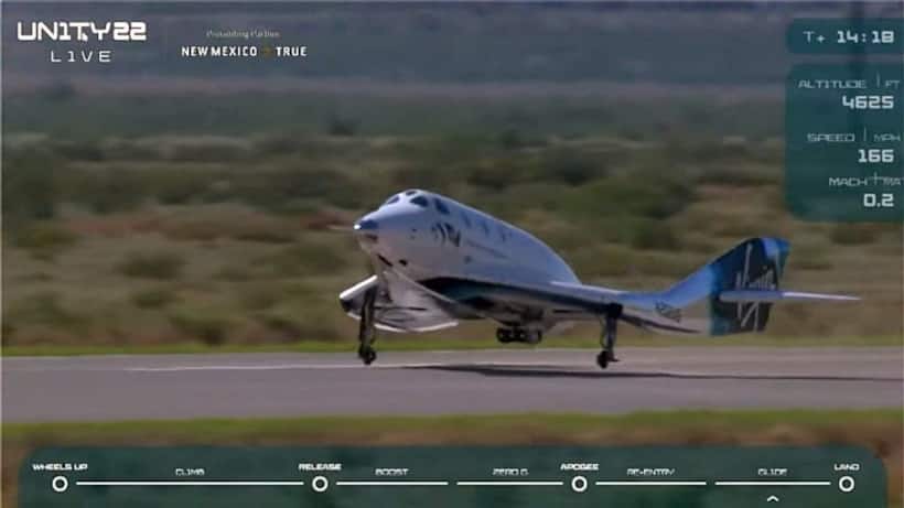 'License to thrill': Billionaire Richard Branson reaches space in Virgin Galactic's Unity spaceship