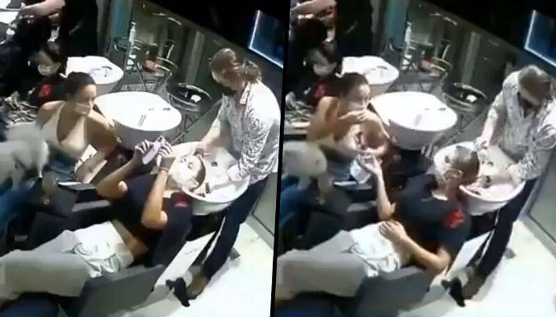 Woman talks to her friend during head wash; Here's what angry hairdresser did next - gps