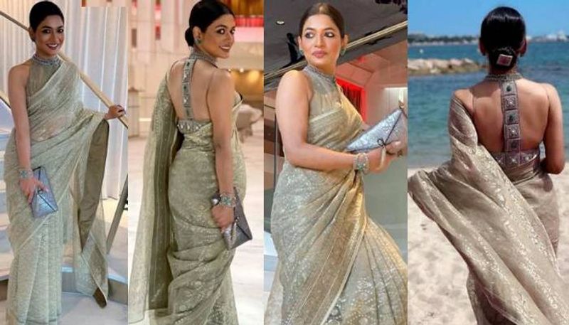 Bangladeshi actress Azmeri Haque takes over Cannes in Dhakai Jamdani saree