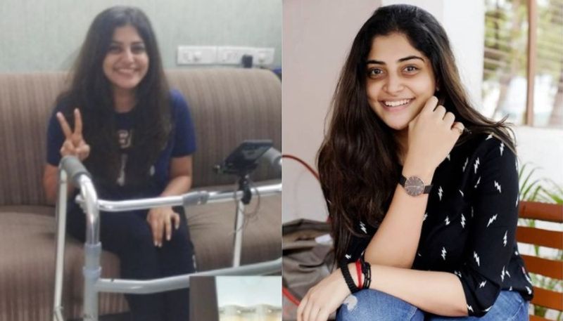 artist manjima mohan share about her accident days