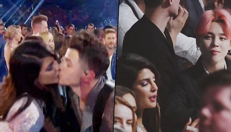 When Priyanka Chopra, Nick Jonas's kiss left BTS member Jimin shy (Watch Here) RCB