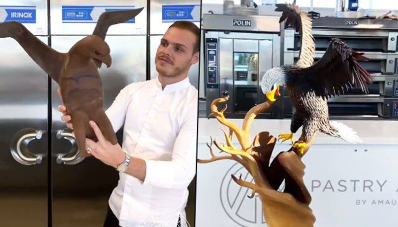 Want to eat an Eagle? Check out Chef Amaury Guichon's work of art (Watch) - gps