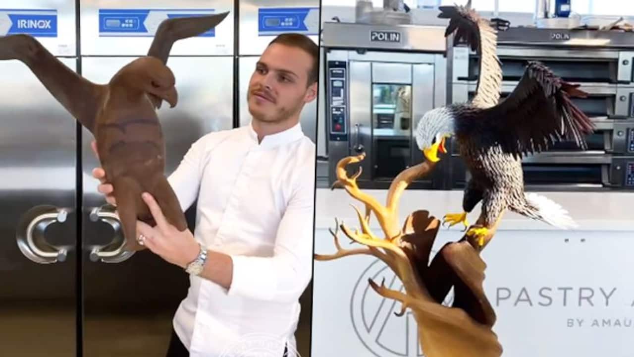 Want to eat an Eagle? Check out Chef Amaury Guichon's work of art (Watch)