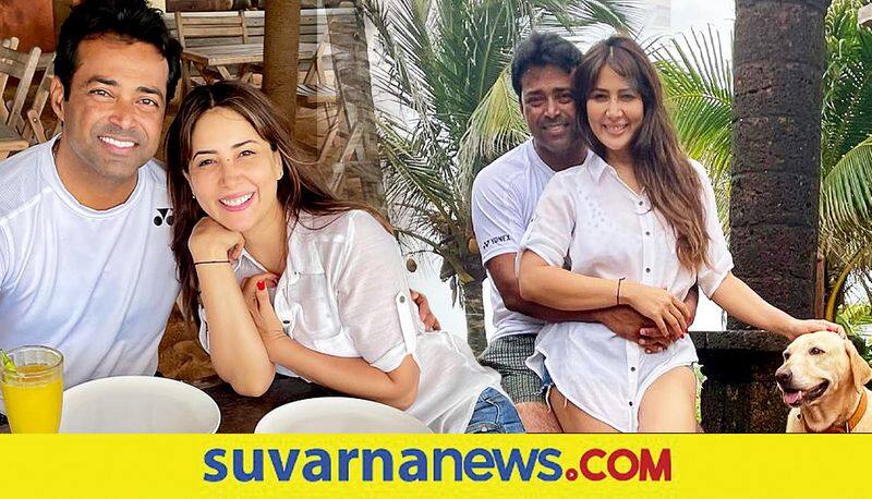 Is Leander Peas dating Kim Sharma Couple  lovey pictures from Goa go viral