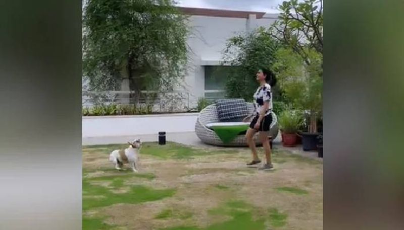 Samantha Ruth Prabhus Video with her pet dog