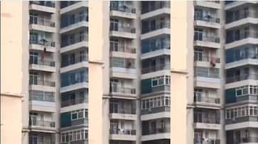 Abu Dhabi shocks Indians who drying clothes on balconies Abu Dhabi shocks Indians who drying clothes on balconies