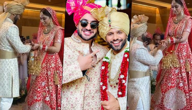 Watch Rahul Vaidya, Disha Parmar's wedding pictures, videos out; Aly Goni shares glimpses  RCB