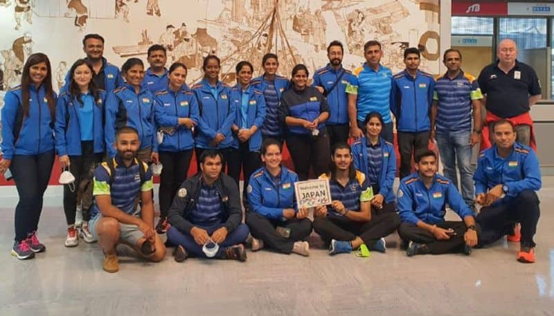 Indian Team for Olympics reached delhi to flight Tokyo 2020 CRA