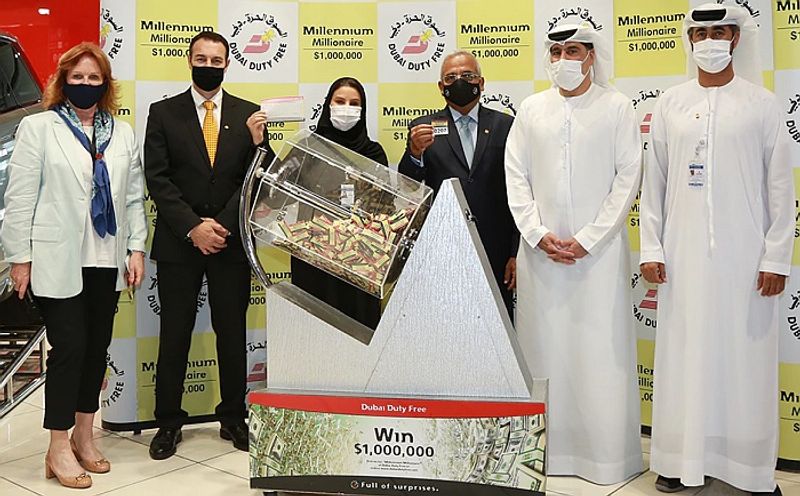 Indian wins a million dollars in Dubai Duty Free lottery-VPN