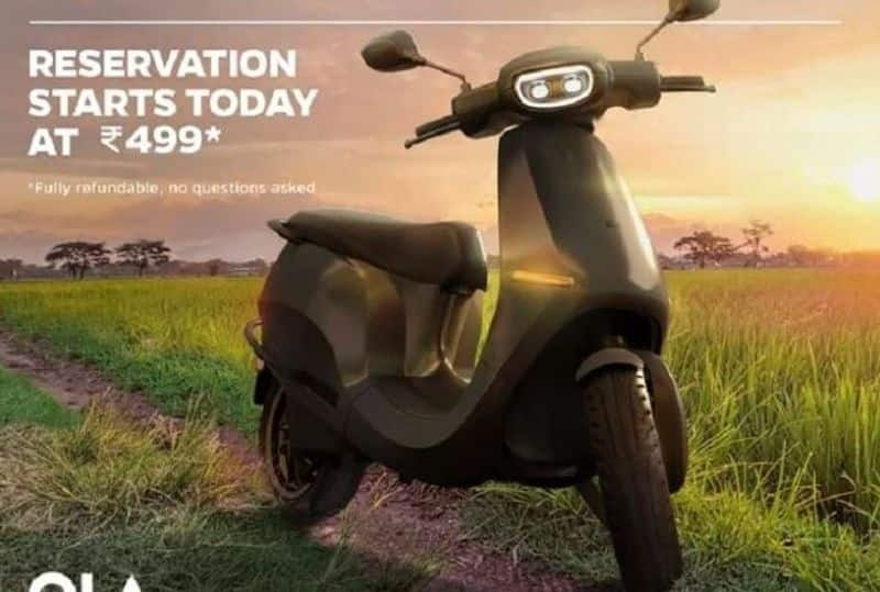 ola electric scooter booking start at rs  499 upcoming launch in india