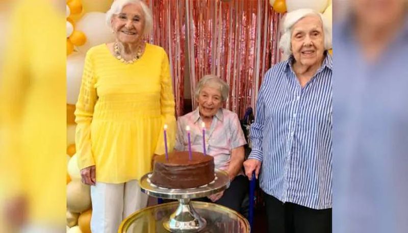 3 friends celebrate their 100th birthday after taking Covid19 vaccines