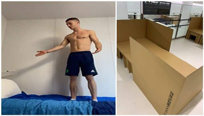 it is sturdy ensures organizing committee of Tokyo Olympics  on anti sex card board beds