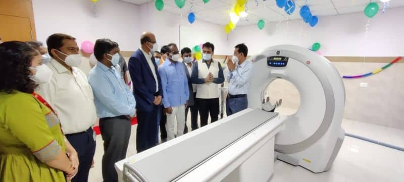 Toyota kirloskar motor Donate CT scaner to Ramanagar covid 19 hospital ckm