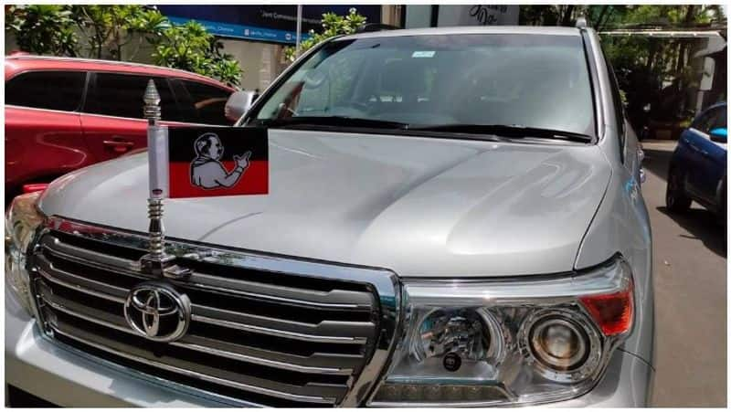 minister KN Nehru bought Toyota Land Cruiser LC300