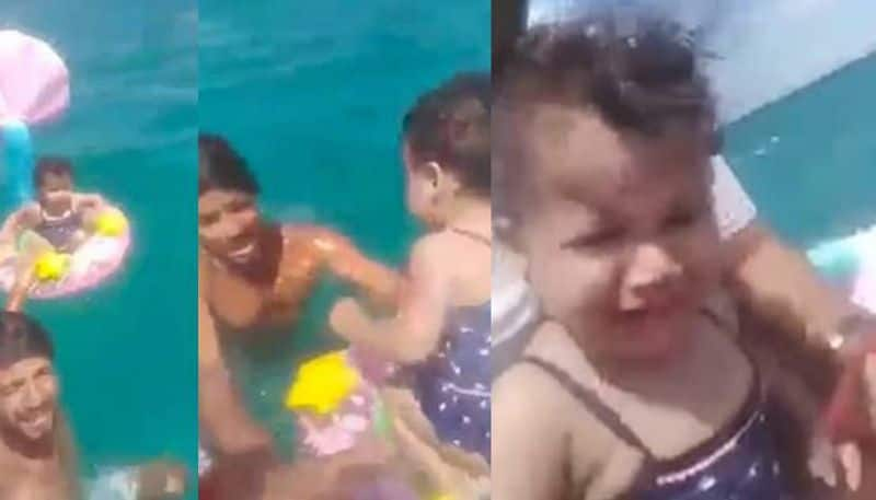 One year  old baby is rescued after floating nearly a Mile out to sea