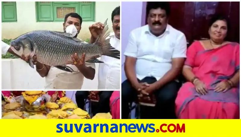 Andhra dad gifts newlywed daughter 1000kg fish 250kg sweets 10 goats pod