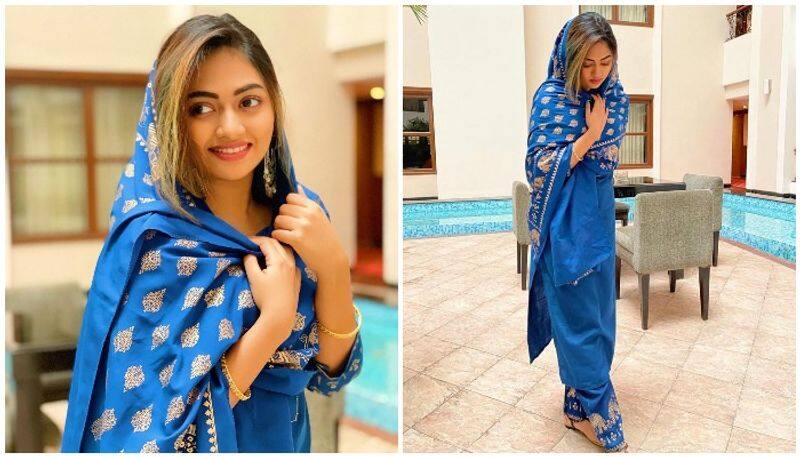 shaalin zoya blue salwar photos viral